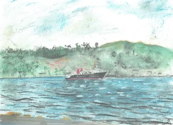 Fähre zur Insel Jura, 2005